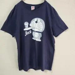 rockin'star ロッキンスター ドラえもん　Tシャツ ネイビー Lサイズのサムネイル