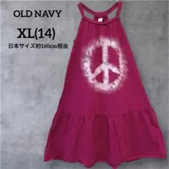 OLD NAVY 【XL(14)】ピースマーク キッズ ワンピース 海 フェス