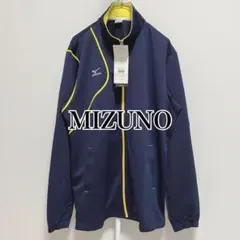 新品 MIZUNO トラックジャケット　ジャージ　ネイビー×イエロー　XO