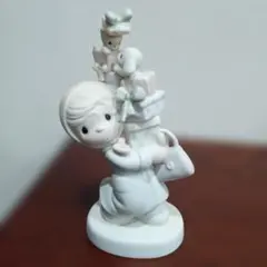Precious Moments 陶磁器 フィギュリン喜びの束 高さ約17cm