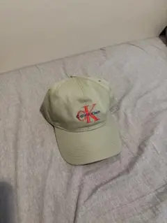 Calvin Klein 薄緑 キャップ
