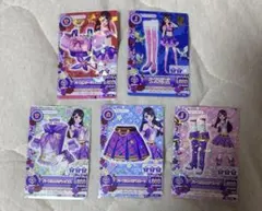 アイカツ 紫吹蘭 スクールドレス リーフベアコーデ