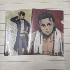 進撃の巨人 エレン A4クリアファイル 2種