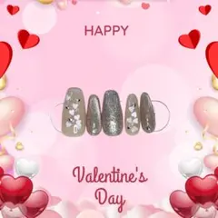 バレンタインネイル オーダーチップ 10本セット