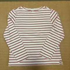 ユニクロストライプ長袖シャツ