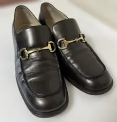 GUCCI ローファー　ホースビット　36サイズ　パールブラウン