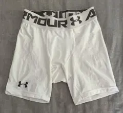 Under Armour コンプレッションショーツ ホワイト　東海大のサムネイル