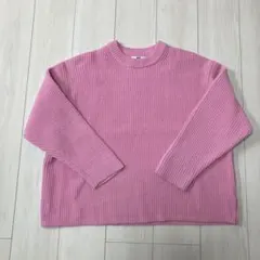 UNIQLOウォッシャブルソフトニット ピンク XXL