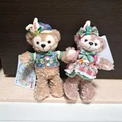 新品 ダッフィー シェリーメイ イースター 2020 ぬいぐるみバッジ ぬいば