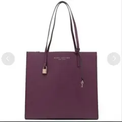 MARC JACOBS グレー レザー ショルダーバッグのサムネイル