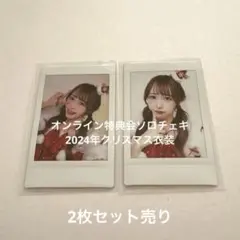 FRUITS ZIPPER 仲川瑠夏　プリントチェキ　2024クリスマス　セット