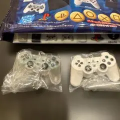 『匿名』プレステ　PlayStation ミニチュアチャームコントローラー2点
