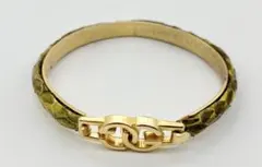 GUCCI バングル パイソン 24K GP ゴールド 刻印 - メルカリ