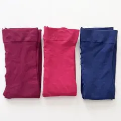 【UNIQLO/ユニクロ】80デニール？カラータイツ3足セット/おまとめ