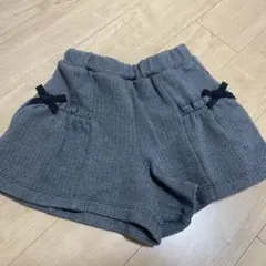 子供用 スカート 秋冬 グレー Bebe