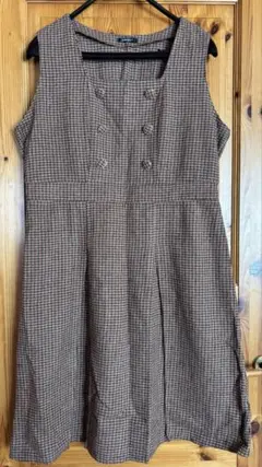 大きいサイズ チェックワンピース ⭐︎新品 4L