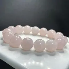 大玉13mm】ローズクォーツ ブレスレット 天然石 パワーストーン 恋愛運