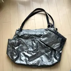 【Jack Gomme ジャックゴム】軽量トートバッグ メタリックグレーのサムネイル