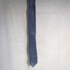 COSMO ネイビー ストライプ ネクタイ