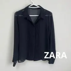 ZARA BASIC ブラック 長袖シャツ M