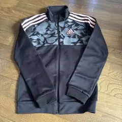 adidas アディダス キッズ ジャージ ブラック ピンク　140cm