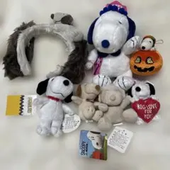スヌーピー ぬいぐるみ　7点　まとめ売り