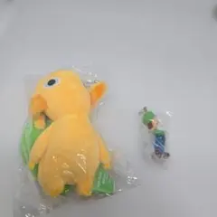 ピクミン 黄ピクミン ぬいぐるみ マスコット めじるしアクセサリー　ルイージ