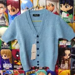 ☆ COMMECA コムサ 七分袖 サマーニット カーディガン 新品100☆