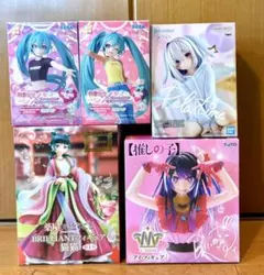 美少女フィギュア 星野アイ 猫猫 初音ミク 天音かなた 5種5個セッ