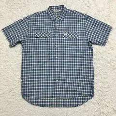 《80s?美品年代物昭和》マクレガーM'cGREGORチェックS/Sシャツ170