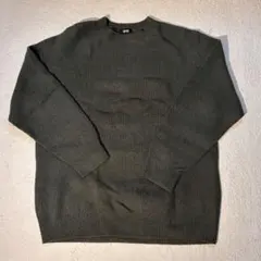 ユニクロ オリーブグリーン ニット