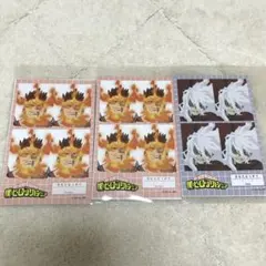 僕のヒーローアカデミア 証明写真風ステッカー エンデヴァー 死柄木弔 セット