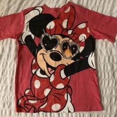 東京ディズニーリゾート ミニーマウス Tシャツ S レディース　ピンク　TDL