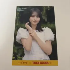 佐々木舞香 イコラブ =LOVE ポストカード 記念レシート タワレコ