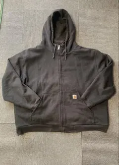夏季限定価格Carhartt カーハート 裏ボア ジップパーカー ブラックのサムネイル