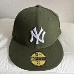 New Era 59FIFTY ニューヨークヤンキース キャップ オリーブのサムネイル