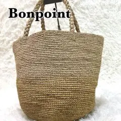 bonpoint ボンポワン かごバッグ - ベージュ 【古着】【中古】 Bonpoint - bonpoint ボンポワン かごバッグ - ベージュ 【古着