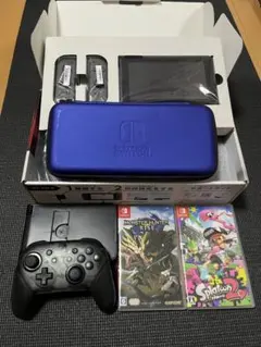 Nintendo Switch 本体 プロコン カセット スタンド付き