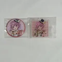プリパラ まるくじ レオナ 缶バッジ アクリルキーホルダー - メルカリ