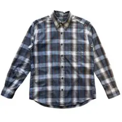 ネルシャツ Eddie Bauer エディーバウアー チェック BD S 古着