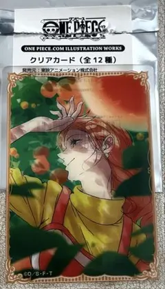ワンピース ILLUSTRATION WORKS クリアカード ナミ