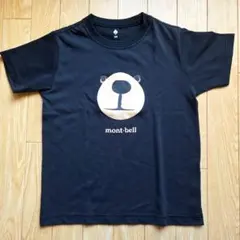 新品未使用品mont-bell クマ顔 Tシャツ 140