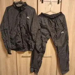 kasco メンズ レインウェア上下 M