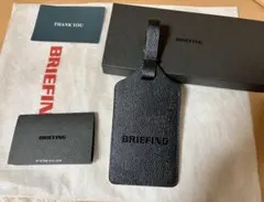 新品【非売品】BRIEFING ブリーフィング　レザーネームタグ　ネームホルダーのサムネイル