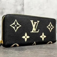 超極美品⭐️ルイヴィトン アンプラント ポルトフォイユ クレマンス 黒 バイカラー