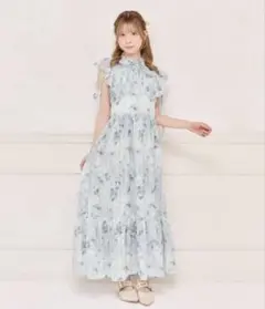 apres jour 袖リボンアソート柄フリルワンピース ミント apres jour 袖リボンアソート柄フリルワンピース ミント XL - メルカリ