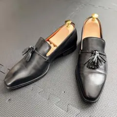 希少 シルバノ ラッタンジ シングルモンク 革靴 ドレスシューズ 8 1/2