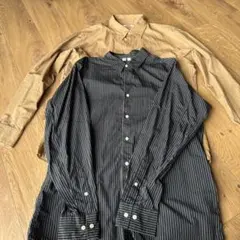 UNIQLO U 長袖シャツ ストライプ