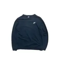 NIKE スウェット　ブラック　黒　ワンポイント　刺繍　古着