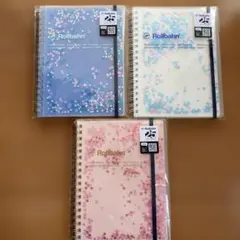 25周年 文具女子博限定 ポケット付きメモ グリッター 3冊 ロールバーン